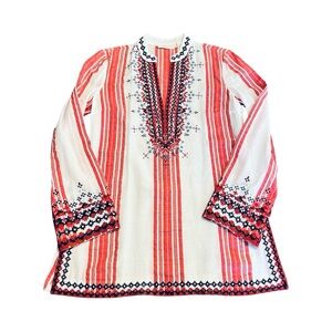 Tory Burch Linen Tunic Size 6